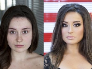 Il potere del make-up. Star a confronto
